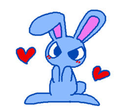 grumpy rabbit sticker #1999488
