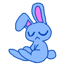 grumpy rabbit sticker #1999492