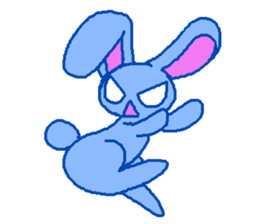 grumpy rabbit sticker #1999499