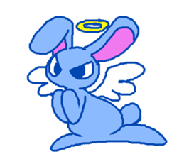 grumpy rabbit sticker #1999501