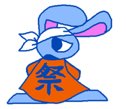 grumpy rabbit sticker #1999503