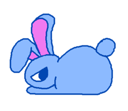 grumpy rabbit sticker #1999505