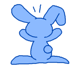 grumpy rabbit sticker #1999506