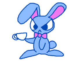 grumpy rabbit sticker #1999509