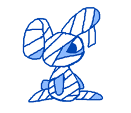 grumpy rabbit sticker #1999510