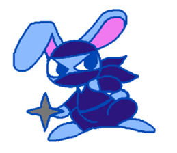 grumpy rabbit sticker #1999514