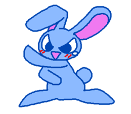 grumpy rabbit sticker #1999516