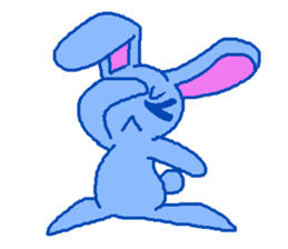 grumpy rabbit sticker #1999522