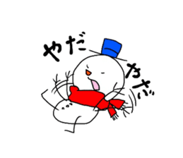 Yukio Snowman sticker #1999530
