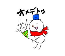 Yukio Snowman sticker #1999534