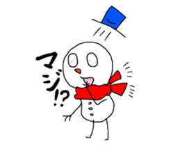Yukio Snowman sticker #1999544