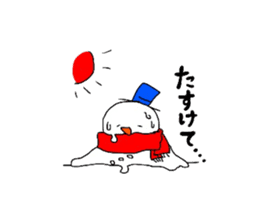 Yukio Snowman sticker #1999559