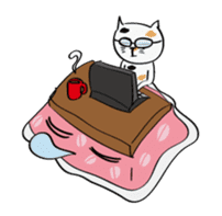 Kotatsu & Cat sticker #1999809