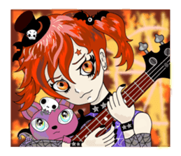 Metal Doll & Bat Cat sticker #1999925