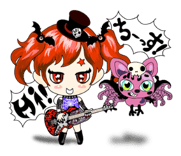 Metal Doll & Bat Cat sticker #1999926