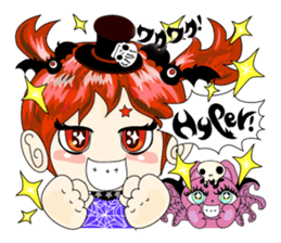 Metal Doll & Bat Cat sticker #1999927