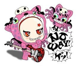 Metal Doll & Bat Cat sticker #1999931