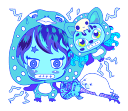 Metal Doll & Bat Cat sticker #1999935