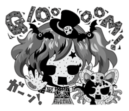 Metal Doll & Bat Cat sticker #1999936