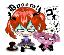 Metal Doll & Bat Cat sticker #1999937