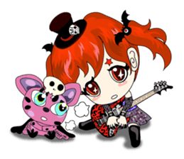 Metal Doll & Bat Cat sticker #1999938