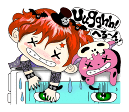 Metal Doll & Bat Cat sticker #1999939