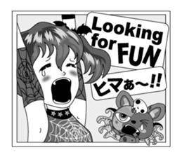 Metal Doll & Bat Cat sticker #1999943