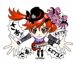 Metal Doll & Bat Cat sticker #1999949