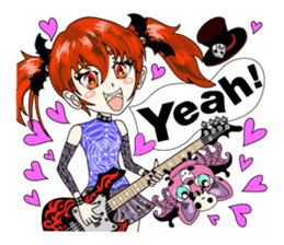 Metal Doll & Bat Cat sticker #1999950