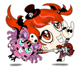Metal Doll & Bat Cat sticker #1999951