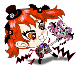 Metal Doll & Bat Cat sticker #1999952
