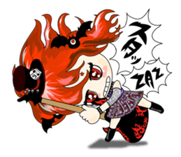 Metal Doll & Bat Cat sticker #1999954