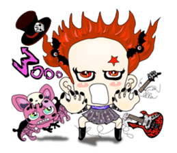 Metal Doll & Bat Cat sticker #1999956