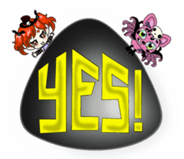 Metal Doll & Bat Cat sticker #1999962