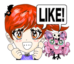 Metal Doll & Bat Cat sticker #1999963