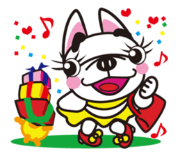 French bulldog  "hana" sticker #2001021