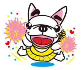 French bulldog  "hana" sticker #2001027