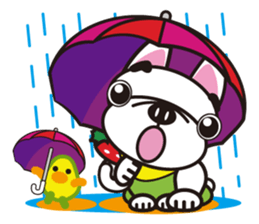 French bulldog  "hana" sticker #2001028