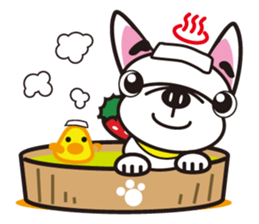 French bulldog  "hana" sticker #2001029
