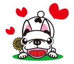 French bulldog  "hana" sticker #2001035