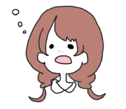 Braid girls sticker #2001076