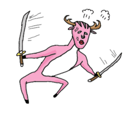 Just a pink deer sticker #2001143