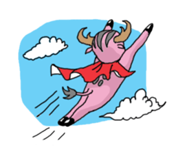 Just a pink deer sticker #2001157