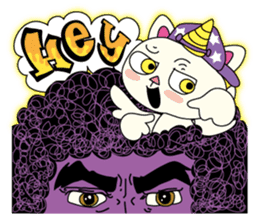 One Flew Over The Afro's Nest sticker #2001446