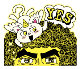 One Flew Over The Afro's Nest sticker #2001447