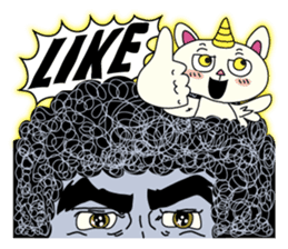 One Flew Over The Afro's Nest sticker #2001449