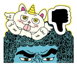 One Flew Over The Afro's Nest sticker #2001450