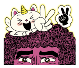 One Flew Over The Afro's Nest sticker #2001451