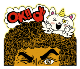 One Flew Over The Afro's Nest sticker #2001452