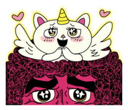 One Flew Over The Afro's Nest sticker #2001453